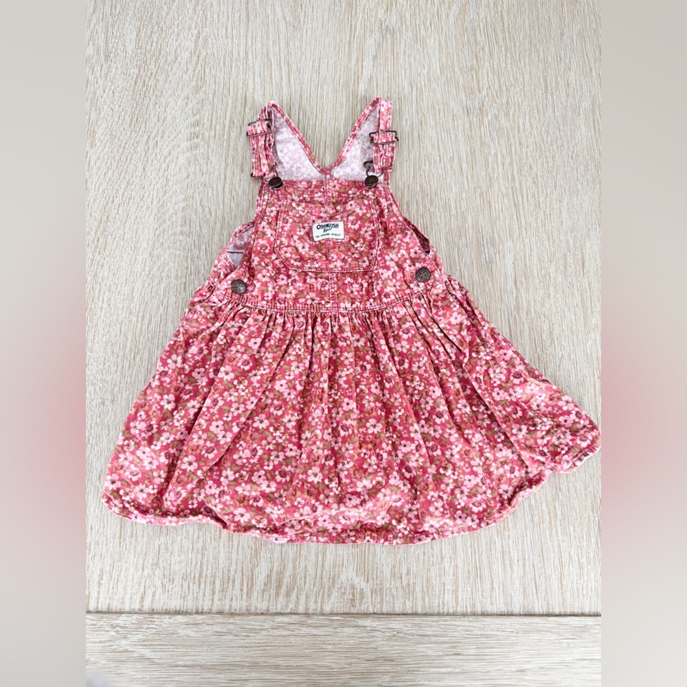 OshKosh B’gosh Floral Overall Dress - Girls
